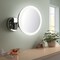 Kibi Circular LED Wall Mount One Side 5x Magnifying Make Up Mirror - Chrome KMM102CH - alternate 5